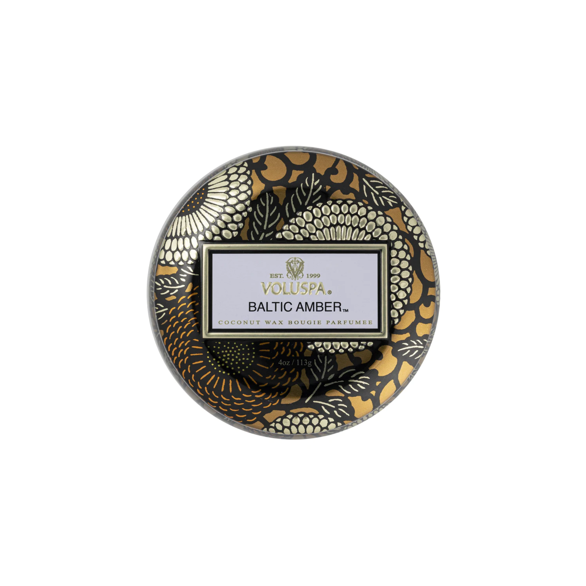 Baltic Amber Mini Tin Candle 113g - Image 3