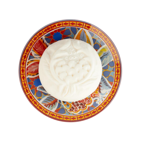 Fragonard's Garden Collection Grenade Pivoine Soap & Dish Set