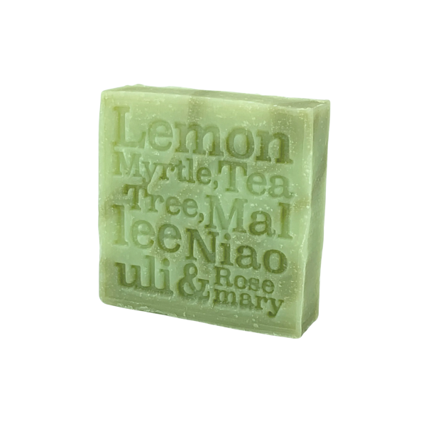 Lemon Myrtle, Blue Mallee, Niaouli & Tea Tree Soap 100g