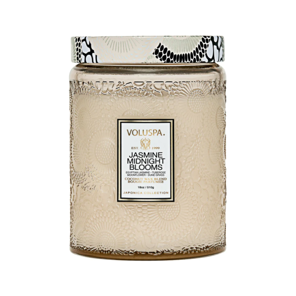 Jasmine Midnight Blooms Large Jar Candle 510g