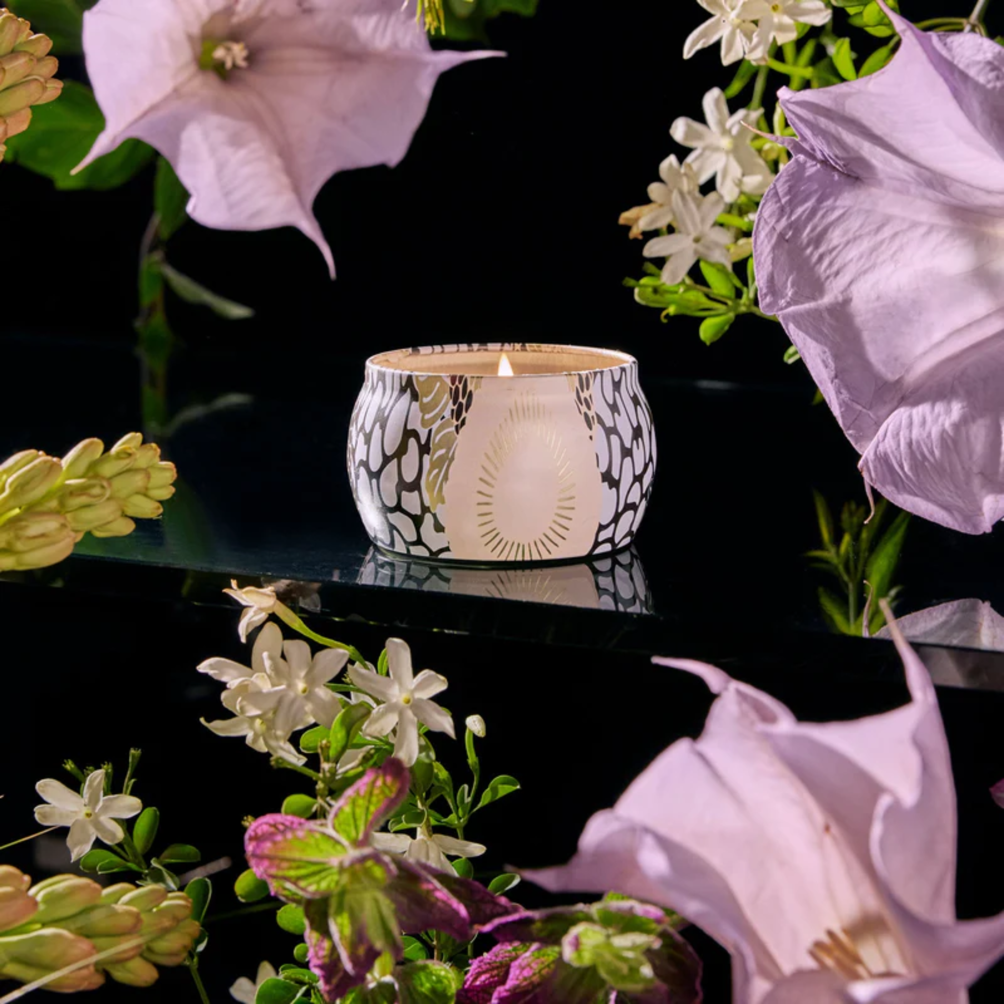 Jasmine Midnight Blooms Mini Tin Candle 113g - Image 3