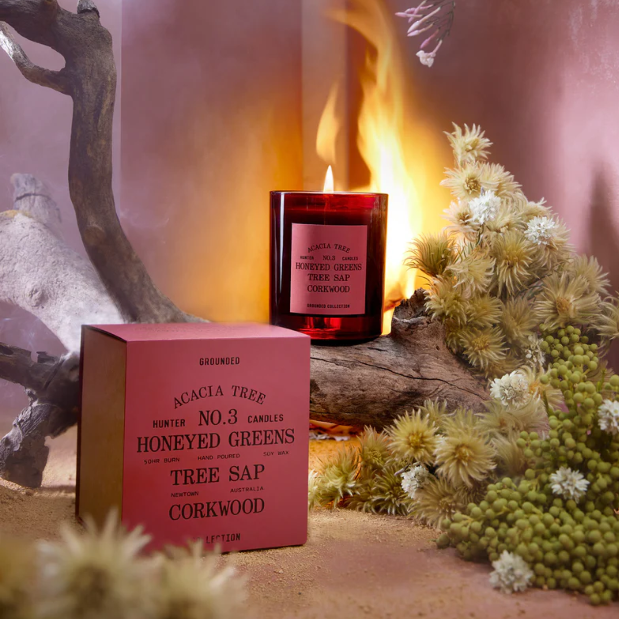 Grounded Collection No. 3 Acacia Tree Candle 330g - Image 3