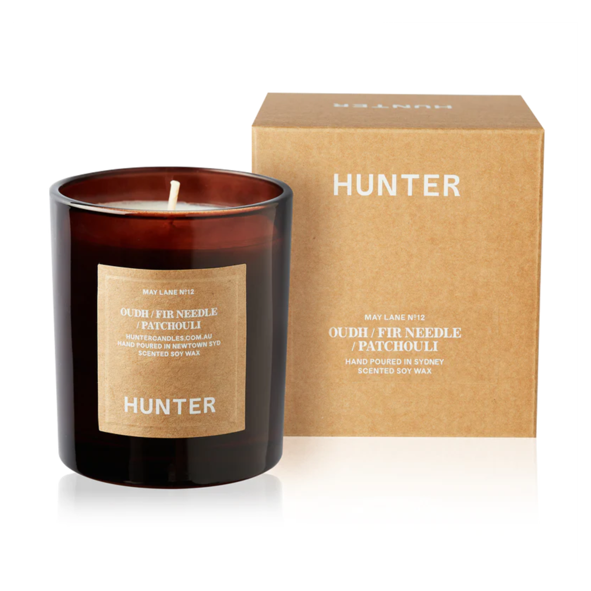 May Lane No. 12 Oudh + Fir + Patchouli Candle 330g - Image 2