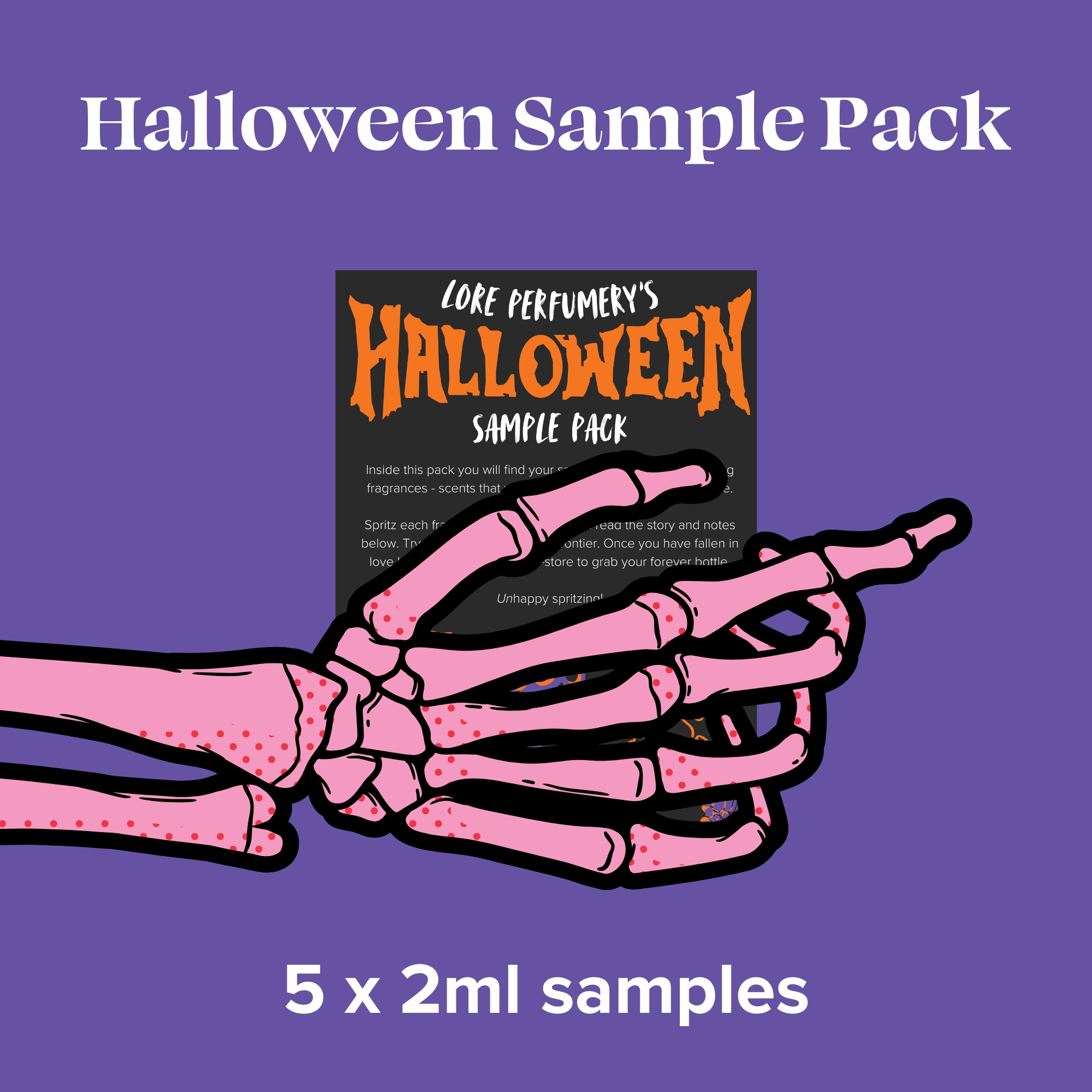 Halloween Fragrance Sample Pack 5 x 2ml