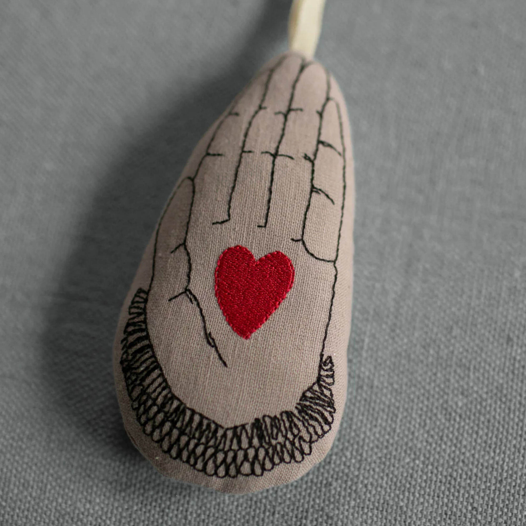 Ornament - Heart in Hand (Lavender) - Image 2