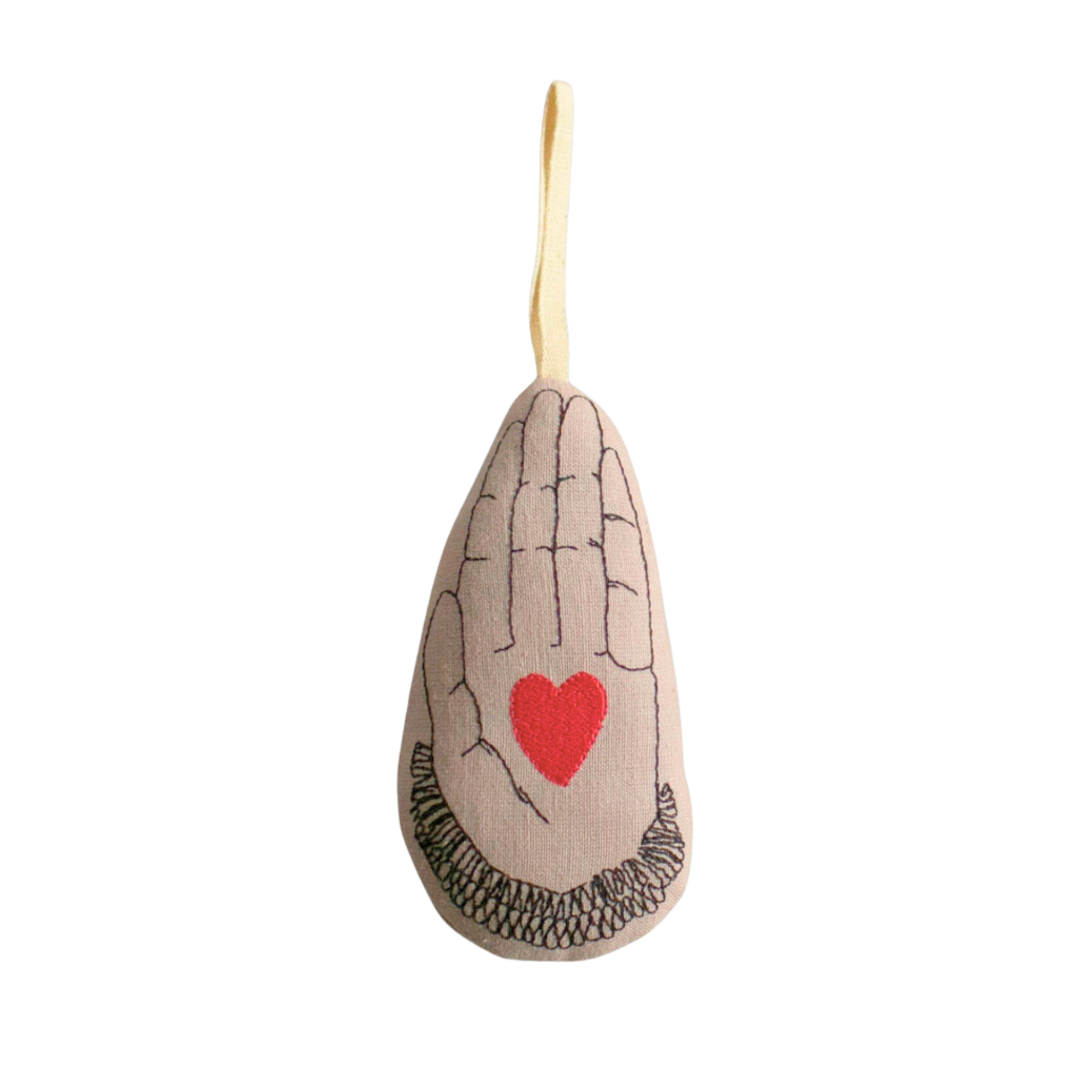 Ornament - Heart in Hand (Lavender)