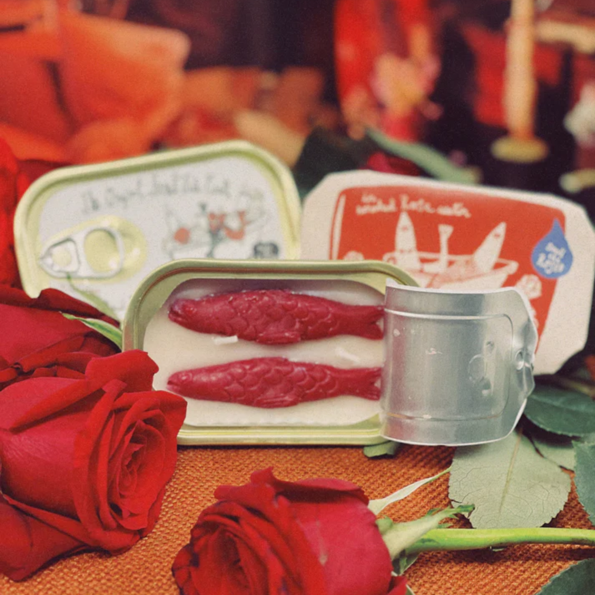 Smoked Rose Water Tinned Candle 113g - Image 2