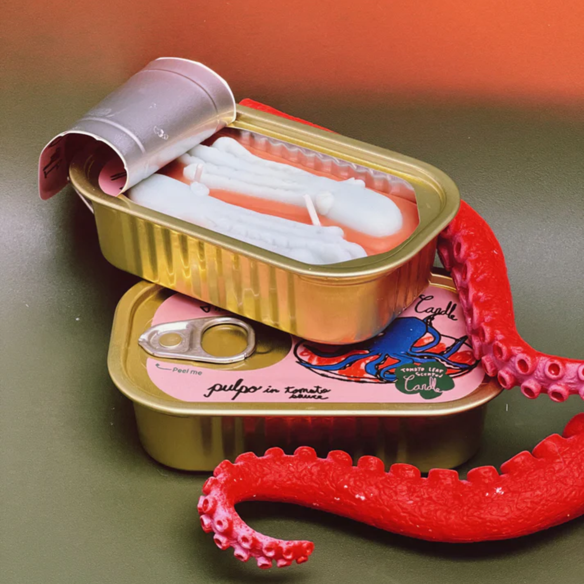Tomato Leaf Pulpo Tinned Candle 113g - Image 2