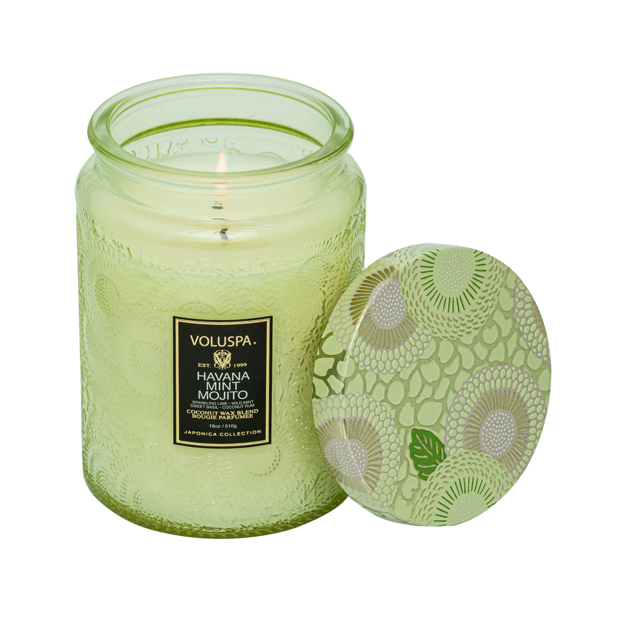 Havana Mint Mojito Large Jar Candle 510g - Image 2