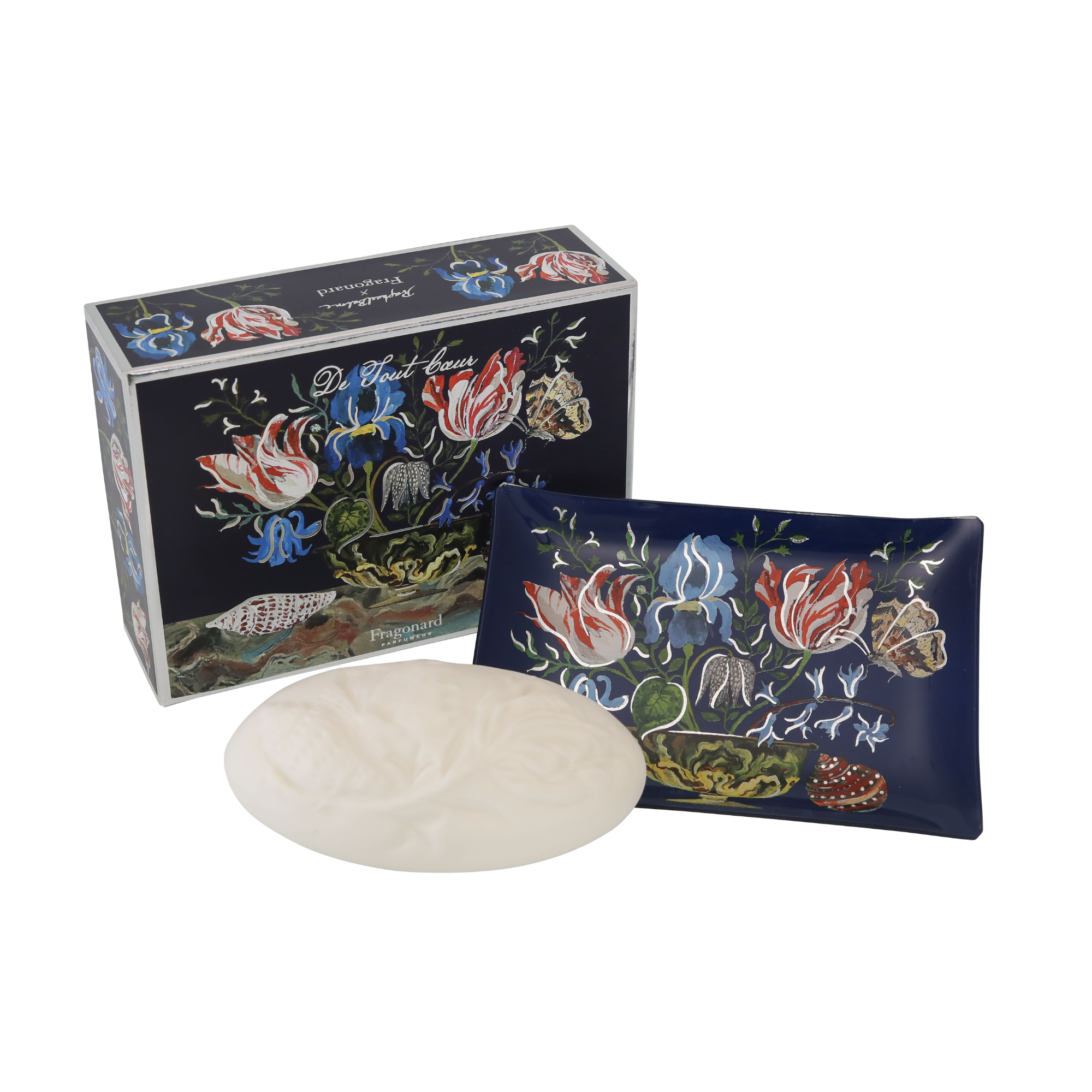 De Tout Coeur Soap & Dish Set