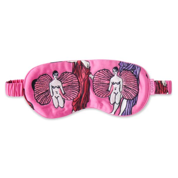 Kip&Co x Jenny Kee Pretty In Pink Silk Eye Mask