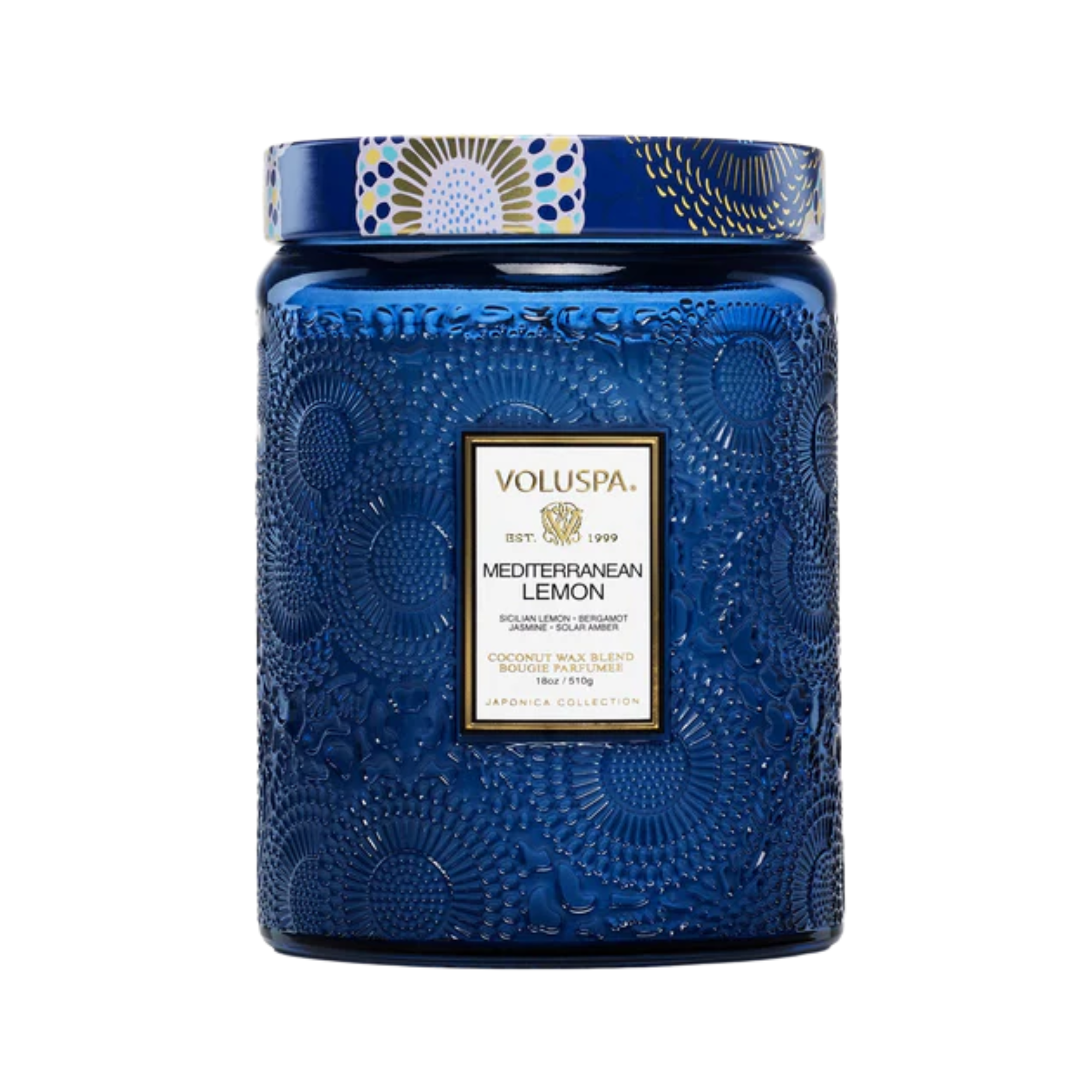 Mediterranean Lemon Large Jar Candle 510g