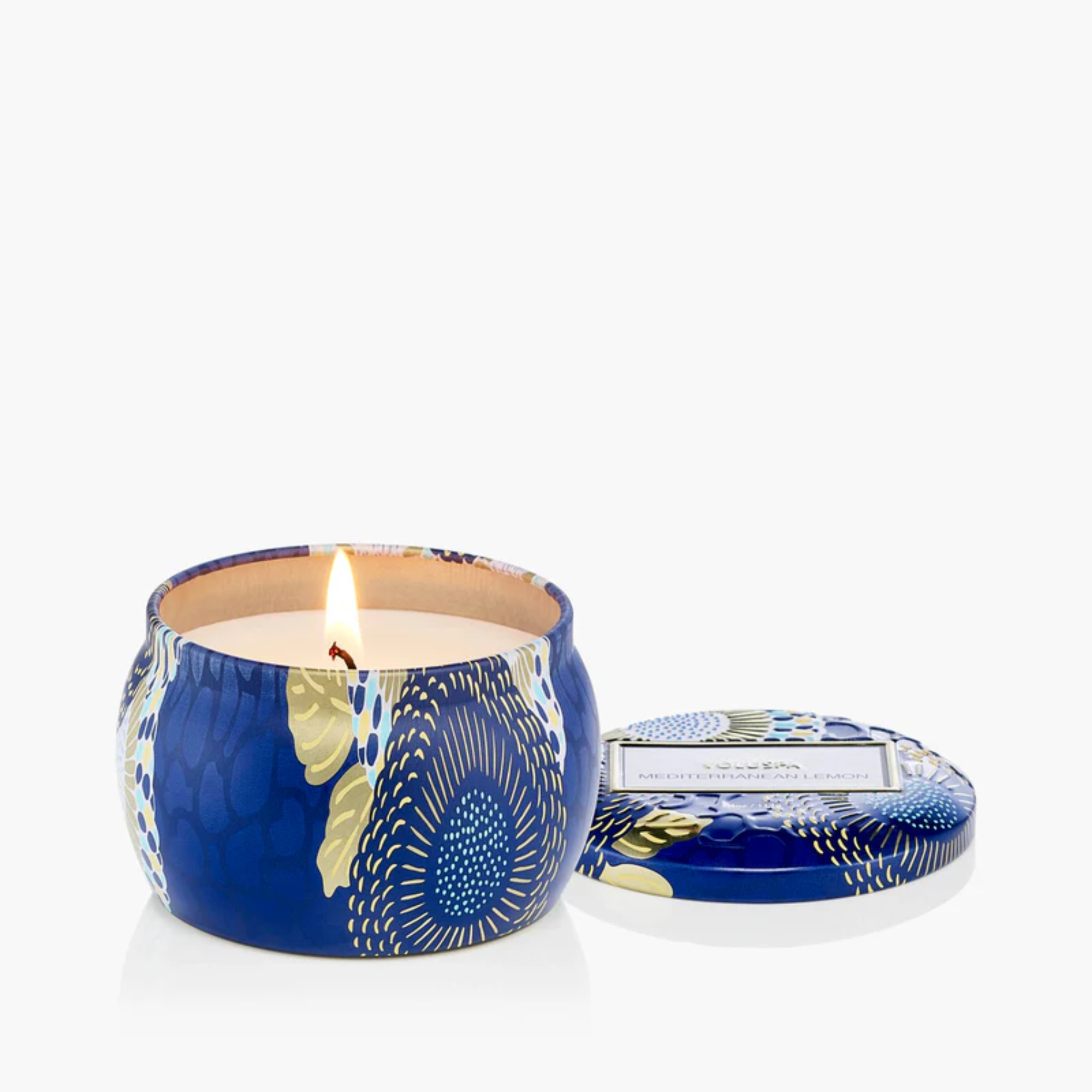 Mediterranean Lemon Mini Tin Candle 113g - Image 2