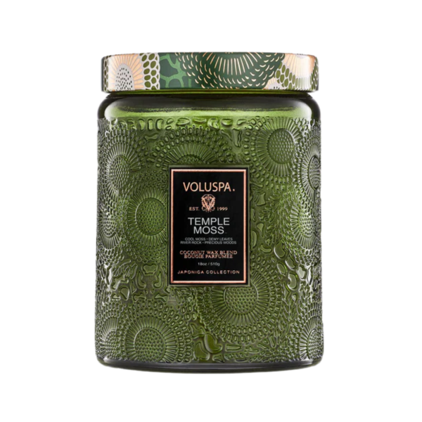 Temple Moss Large Jar Candle 510g