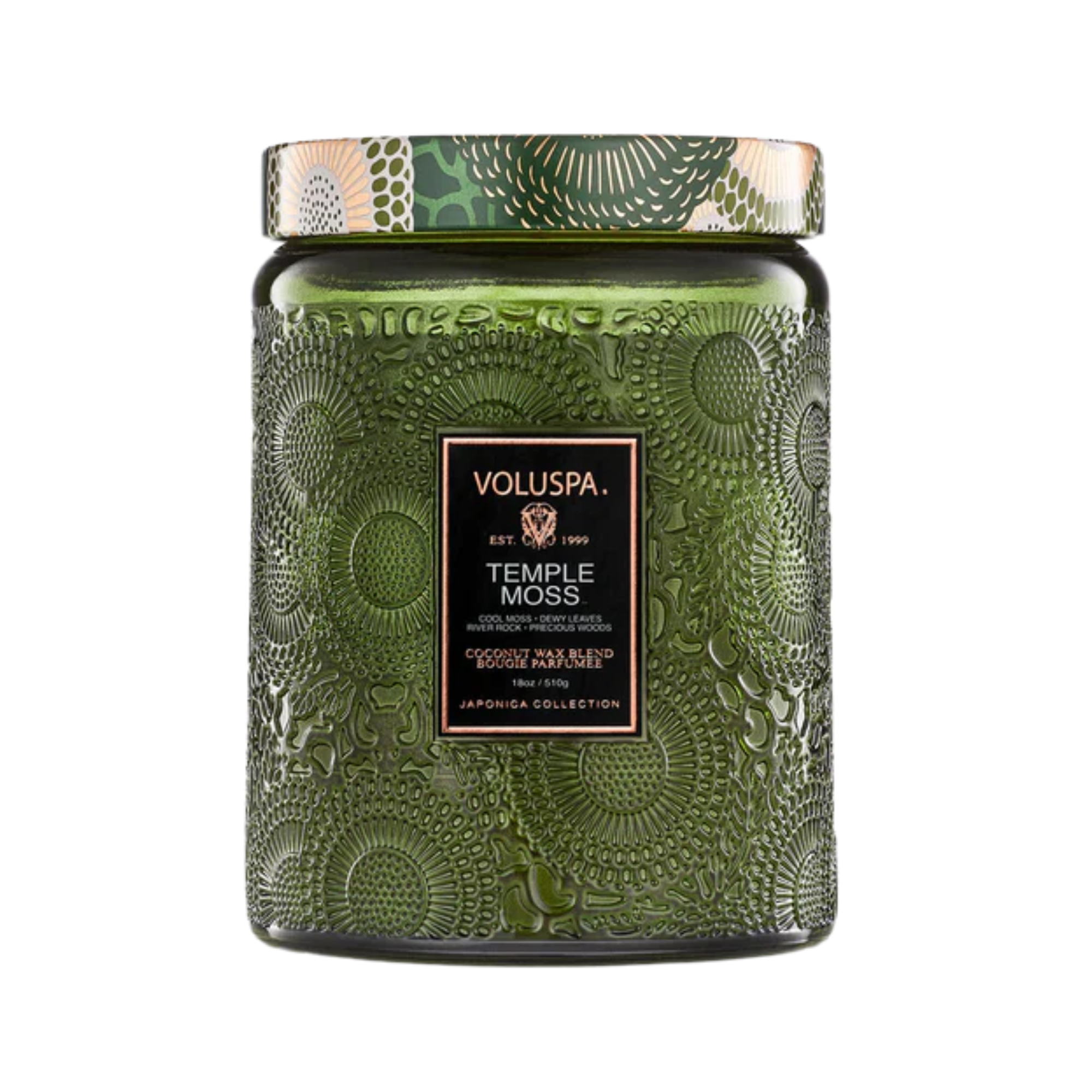 Temple Moss Large Jar Candle 510g